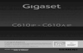 Gigaset C610IP-C610A IPgse.gigaset.com/fileadmin/legacy-assets/A31008-M2312-K101-1-7243... · Gigaset C610/C610A IP / ITA / A31008-M2312-K101-1-7243 / Pack_Content_1pg.fm / 28.3.11