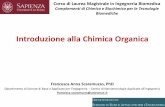 Introduzione alla Chimica Organica - sbai.uniroma1.itsbai.uniroma1.it/~mauro.pasquali/page2/page9/downloads/files/01 CO.… · Chimica Organica: Chimica dei composti del carbonio