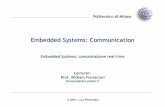 Embedded Systems: Communication - Intranet bus CAN Il protocollo CAN â€“Controller Area Network â€“¨