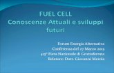 Forum Energia Alternativa 415° Fiera Nazionale di ... CELL.pdf · Combustione dell’idrogeno a confronto con le fuel cells ’efficienza delle fuel cells è nettamente superiore