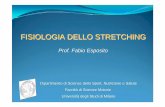 FISIOLOGIA DELLO STRETCHING - Medicina dello … DELLO STRETCHING Prof. Fabio Esposito Dipartimento di Scienze dello Sport, Nutrizione e Salute Facoltà di Scienze Motorie Università