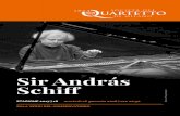 Sir András Schiff - Società del Quartetto di Milano | n. 24 in fa diesis maggiore op. 78 (ca. 11’) I. Adagio cantabile - Allegro ma non troppo II. Allegro vivace Johannes Brahms