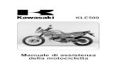 Manuale di assistenza della motocicletta - KLE 500 Italia · NOTA Questo simbolo di nota segnala punti di interesse particolare per effettuare opera-zioni in modo più comodo ed efficiente.