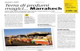 o magici Marrakech o - static.turistipercaso.itstatic.turistipercaso.it/numero50/marrakech.pdf · il pepe, il cumino e il giallo dello zaf-ferano... ... carpe non commestibili, dove