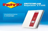 FRITZ!WLAN Repeater 1750E - La rete domestica completa | … · 2016-06-13 · 3 Collegamento con router per Internet via wireless . . . . 12 3.1 Creazione della connessione wireless
