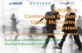 CROMoS Continuous Remote Odour Monitoring Systemblank.ecomondo.com/upload_ist/AllegatiProgrammaEventi/Pascucci... · Overview del Sistema CROMoS COS’È CROMoS (Continuous Remote