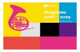 Stagione 2018— 2019 - orchestrasinfonica.rai.it · 8 Concerti 6 Rai NuovaMusica 18 Classica per tutti 20 Musica e Cinema, Soundframes 22 I Concerti da Camera dell’Orchestra Raidi