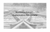 numeri e binari v4 - MATEpristemmatematica.unibocconi.it/sites/default/files/numeri e binari v4.pdf · Equazione differenziale del primo ordine. Il modello termico di un reostato