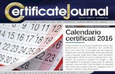 È disponibile la NUOVA APP del Certi Calendario … · santi proposte negli anni dalle varie emittenti. ... 2015, augurandovi a nome ... Torna l’appuntamento con il calendario