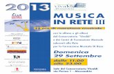MUSICA IN RETE III - conservatoriovivaldi.it · Marina Remaggi, pianoforte G. Fauré, dalla Fantaisie op.79 per flauto e pianoforte: ... L. Dalla, Caruso Annamaria Sotgiu, ... Lucio