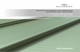 Sistema innovativo di copertura metallica per tetti piani · ALUGRAF Sistema innovativo di copertura metallica per tetti piani Innovative metal roofing system for flat roofs