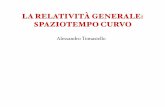 LA RELATIVITÀ GENERALE: SPAZIOTEMPO CURVOfisica.mib.infn.it/media/homepages/astrofisica/GR100/Relativita... · Galileo [~1610]: la gravità ha lo stesso eﬀetto su corpi di massa