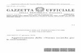GAZZETTA UFFICIALE - ingegnerianet.it · 1 20-2-2018 Supplemento ordinario n. 8 alla GAZZETTA UFFICIALE Serie generale - n. 42 DECRETI, DELIBERE E ORDINANZE MINISTERIALI MINISTERO