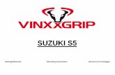 SUZUKI S5 - Vinxxgrip · SUZUKI S5 M5x 40 M5x 25 M5 x 30 A C ... 6 STEP 6 STEP 5 O K Montagehinweise Mounting Instructions ... PIANO SUB SA P.O.BOX 6595