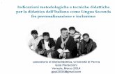 Laboratorio di Glottodidattica, Università di Parma · Programmare e insegnare italiano L1/L2 in una Cad: ... Imparare una seconda lingua è un po’ come nascere una seconda volta.