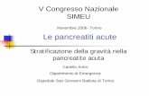 V Congresso Nazionale SIMEU - mafservizi.edinf.commafservizi.edinf.com/CMS/images/stories/SIMEU_PPT/A/Antro_2.pdf · La stratificazione della gravità nella pancreatite acuta n C’è