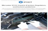 Mercedes W123 finestra di potere Regolatore, … · Mercedes W123 finestra di potere Regolatore, sostituzione posteriore Nel corso del tempo alzacristalli potere sulle auto W123 può