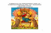 LIBRETTO DI PREGHIERA PER LA … · 4 libretto di preghiera per la confraternita del ss. rosario parrocchia san luca ev. roma anno 2015-2016