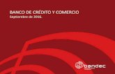 BANCO DE CRÉDITO Y COMERCIO - sezione-italiana … · Garantizar el equilibrio monetario interno. ... es el punto de partida ... pólizas de seguro para inversiones o producciones