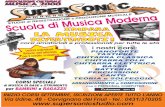 Scuola di Musica - cervignanodelfriuli.net · italo-americano Peppino D’Agostino. L’evento ha avuto un enorme successo richiamando pubblico da tutto il Tri-Veneto e dalla Slovenia.