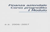 Finanza aziendale Corso progredito I Modulo 2006-2007/Corso... · L’efficienza dei mercati finanziari Le diverse forme di efficienza Efficienza informativa ... L’analisi tecnica
