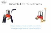Ricambi LEE Turret Press - Bolt-Action Turret.pdf · Per conoscere disponibilità e prezzi effettivi scrivere a info@bolt-action.it Nel caso riscontraste errori o mancanza, ...