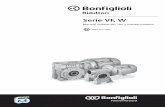 Serie VF, W - BONFIGLIOLI DOCUMENTATION€¦ · bonfiglioli.com. manual de instalaciÓn, uso y mantenimiento 1 - informaciones generales ... 5.4 - montaje de motores en reductores