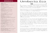 BIOGRAFIA Umberto Eco - The Best Online Language … · fascismo eterno, dove individua le caratteristiche del “fascismo eterno”, o “Ur-fascismo”, la cui combinazione, Eco,