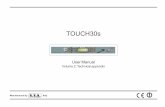 TOUCH30s - Bb-OnAir · Questa parte del manuale contiene i dettagli tecnici riguardanti la costruzione delle singole schede componenti il TOUCH30S. ... AUDIO IN VTUNE V- ECL V+ RF