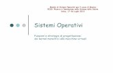 Sistemi Operativi - INTRANET · assoluti, caricatori rilocabili, linker, e caricatori di overlay, ... Anche se MS-DOS presenta una qualche struttura, le sue interfacce e i suoi livelli