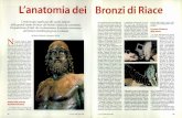 L'anatomia dei Bronzi di Riace - download.kataweb.itdownload.kataweb.it/mediaweb/pdf/espresso/scienze/1999_372_5.pdf · la formazione di grandi patrimoni pri-vati, alla committenza