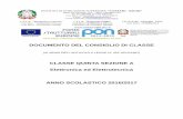 CLAS INTA SEZIO ANNO SCOL ASTICO 2016/201 7 .indice presentazione della classe ..... 1 informazioni