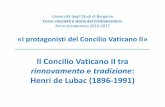 Corso «Società e storia del Cristianesimo» Anno … Lubac.pdf · «Henri de Lubac ha raccolto il meglio della tradizione cattolica nella sua meditazione sulla Scrittura, la Chiesa