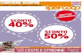 CONVIENE SEMPRE - Portale Unicoop Tirreno · conviene sempre da giovedi 23 novembre a domenica 3 dicembre 2017 fino al40% sconto sconto 50% distribuzione lazio umbria dal 23 novembre