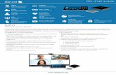 Lync for Office 365 - starleaf.com · Facile Sistema di controllo touchscreen intuitivo Contatti Consulta e cerca nel directory Call+ Attesa e registro chiamate Favoriti Tasti di