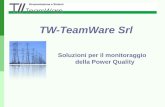 TW-TeamWare Srl - aeit-taa.org · Oltre alle norme in vigore si deve far riferimento alle delibere emanate delle «Autorità Energetiche» nazionali, in Italia AEEGSI. Dopo aver consultato