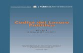 Codice del Lavoro Pubblico - infonetfree.com · Costituzione della Repubblica Italiana; ... Legge 5 giugno 2003, n.131 “Disposizioni per l’adeguamento dell’ordinamento della