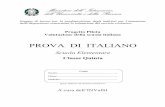 PROVA DI ITALIANO -  · PDF fileGruppo di lavoro per la predisposizione degli indirizzi per l’attuazione delle disposizioni concernenti la valutazione del servizio scolastico
