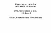 Il percorso nascita dell'AUSL di Rimini - senato.it · •1 Sala Operatoria dedicata alla Sala Parto •1Ambulatorio per Urgenze Ostetrico Ginecologiche ( due stanze visita corredate