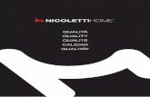 QUALITÀ QUALITY QUALITÉ CALIDAD QUALITÄT.pdf · Nicoletti Home è un marchio riconosciuto a livello internazionale, con più di 40 anni di esperienza nel settore del mobile imbottito