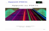 Appunti su PSK31 - iw2evh.mrdanilo.euiw2evh.mrdanilo.eu/doc/Appunti_sul_modo_digitale_PSK31.pdf · Rapporto di ricezione RSQ Misura della IMD ricevuta Il phase scope Lavorare il DX