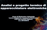 Analisi e progetto termico di apparecchiature elettroniche · Analogia tra flusso termico ed elettrico k 1 2 R T T q k T 1 T 2 q k ΔT V 1 ... AirVelocity t 200 Linear Feet Minute