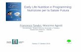 Early Life Nutrition e Programming: Nutrizione per la ... Agosti.pdf · con alto (HP, High Protein) o basso (LP, Low Protein) contenuto proteico con uguale densità energetica, confrontati