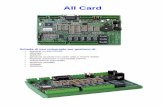 All Card - gevaelettronica.it · • JTAG per emulatore Atmel AVR-JTAG-ICE ... 2 entrate per sensori di temperatura NTC. • Moduli radio per la gestione di alcuni moduli I/O base