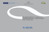 RAPPORTO SULLA GARANZIA GIOVANI IN ITALIA · rapporto sulla garanzia giovani in italia direzione generale per le politiche attive i servizi per il lavoro e la formazione istituto