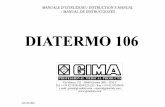 MANUALE D’ISTRUZIONI / INSTRUCTION’S ... - … PDF/GIMA MONOPOLA… · GIMA SpA DIATERMO 106 Manuale d’Istruzione / Instruction’s Manual / Manual de Instrucciones MA126IGBa