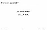 Sistemi Operativi - DIMES Unicaltalia/aa0203/sisop/lezione5.pdf · ¾FCFS, SJF, Round-Robin, A code multiple ... Come scegliere un algoritmo di scheduling adatto/ottimale ?