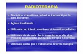 RADIOTERAPIA - med.unipg.it Didattico/Radioterapia/Generalita.pdf · La Radioterapia Oncologica è una disciplina altamente tecnologica che richiede l’impiego di dotazioni estremamente