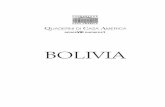 BOLIVIA - Fondazione Casa America Quaderni Bolivia.pdf · Si ricorda che la Bolivia era inclusa nel Plan Condor, cioè il pro-getto degli Stati Uniti di militarizzare il continente