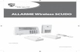 ALLARME Wireless SCUDO - europenet.it0).pdf · G - Kit di montaggio e magnete di sicurezza H - Supporto a muro orientabile per sensore di movimento n.1 - Dima di foratura per montaggio